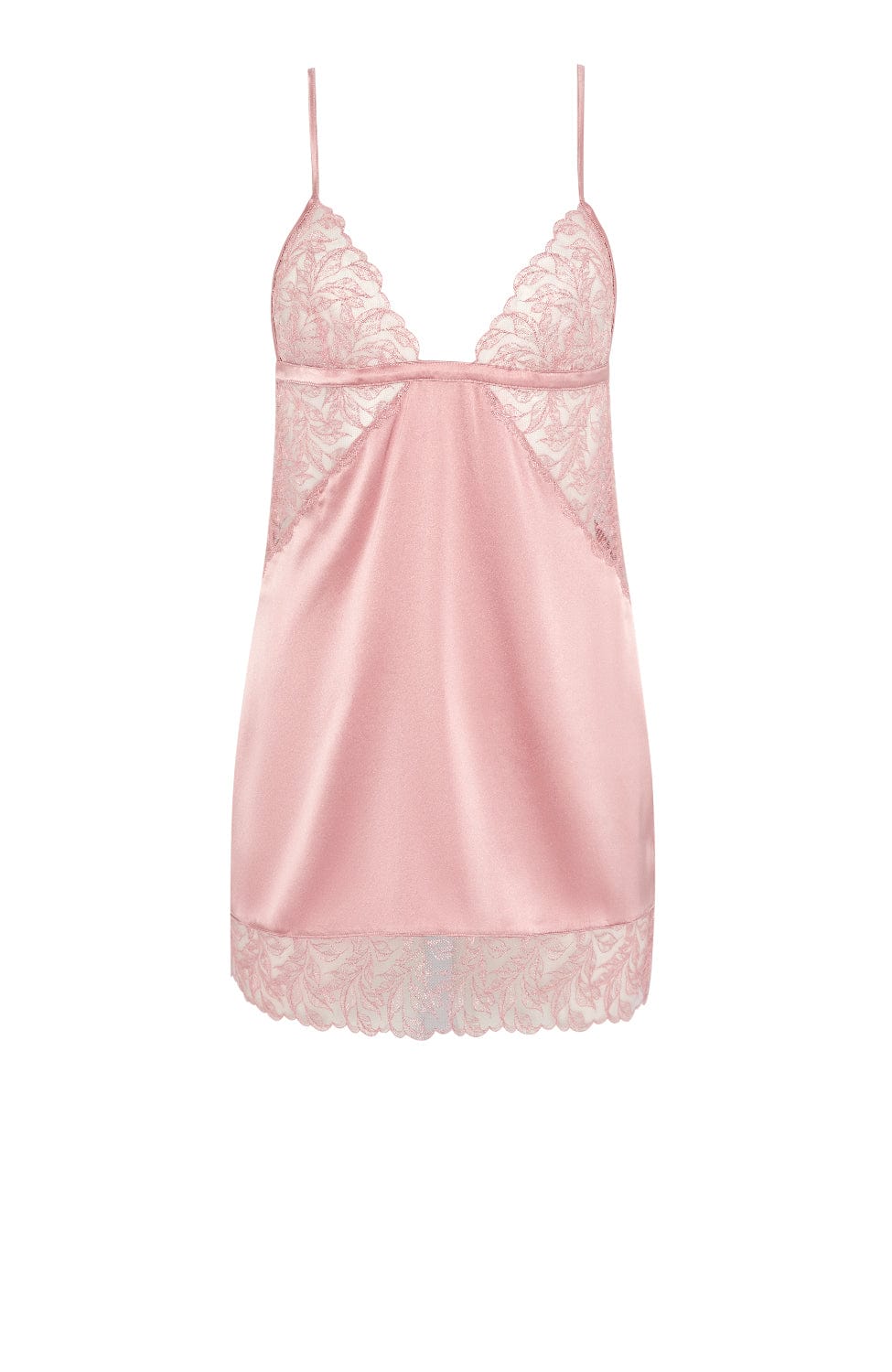 Sheer Lingerie Coco de Mer x Sheer Loungewear Blush Pink / S Rose Slip Dress