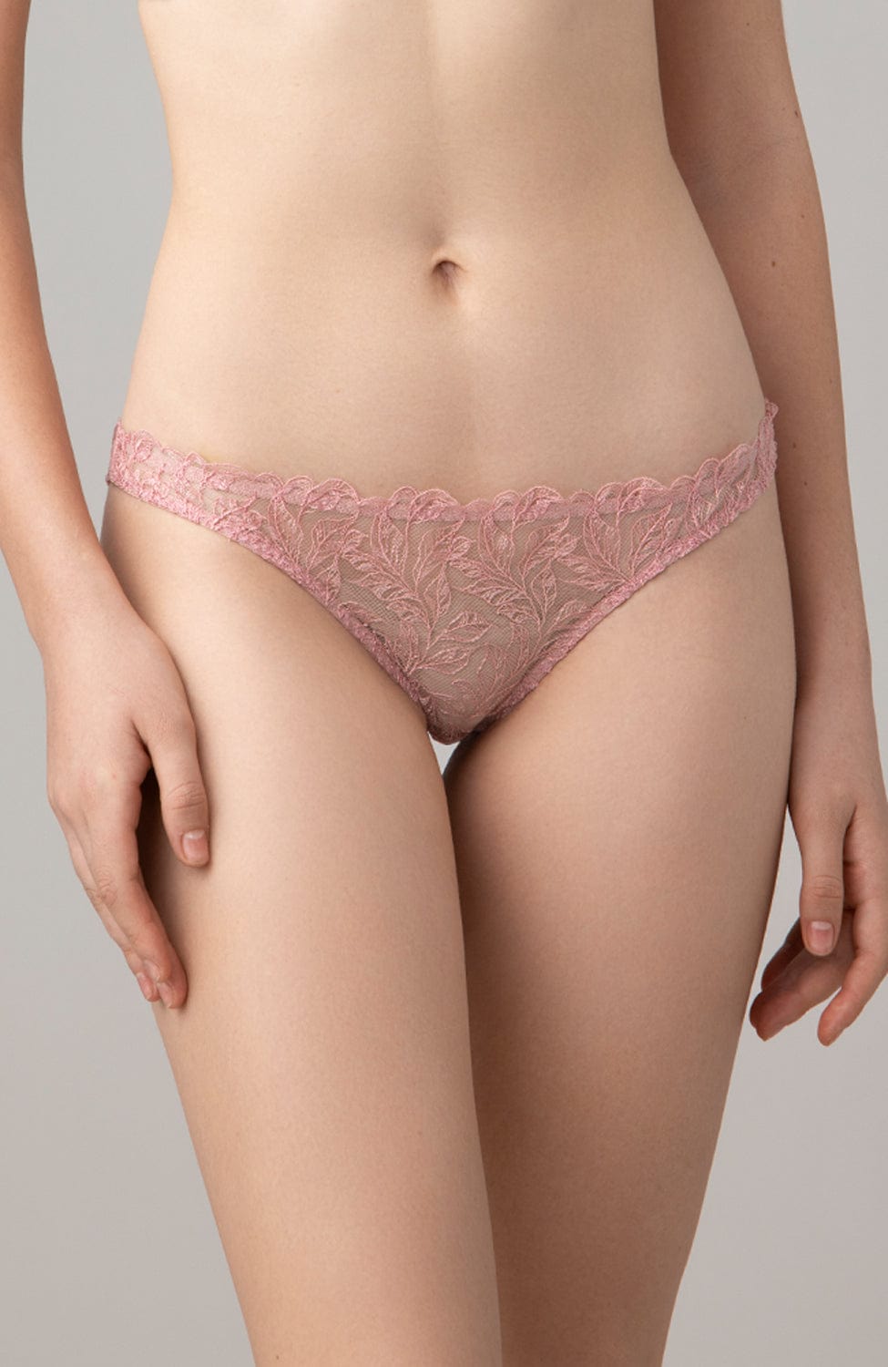 Sheer Lingerie Coco de Mer x Sheer Underwear Rose Brazilian Knicker