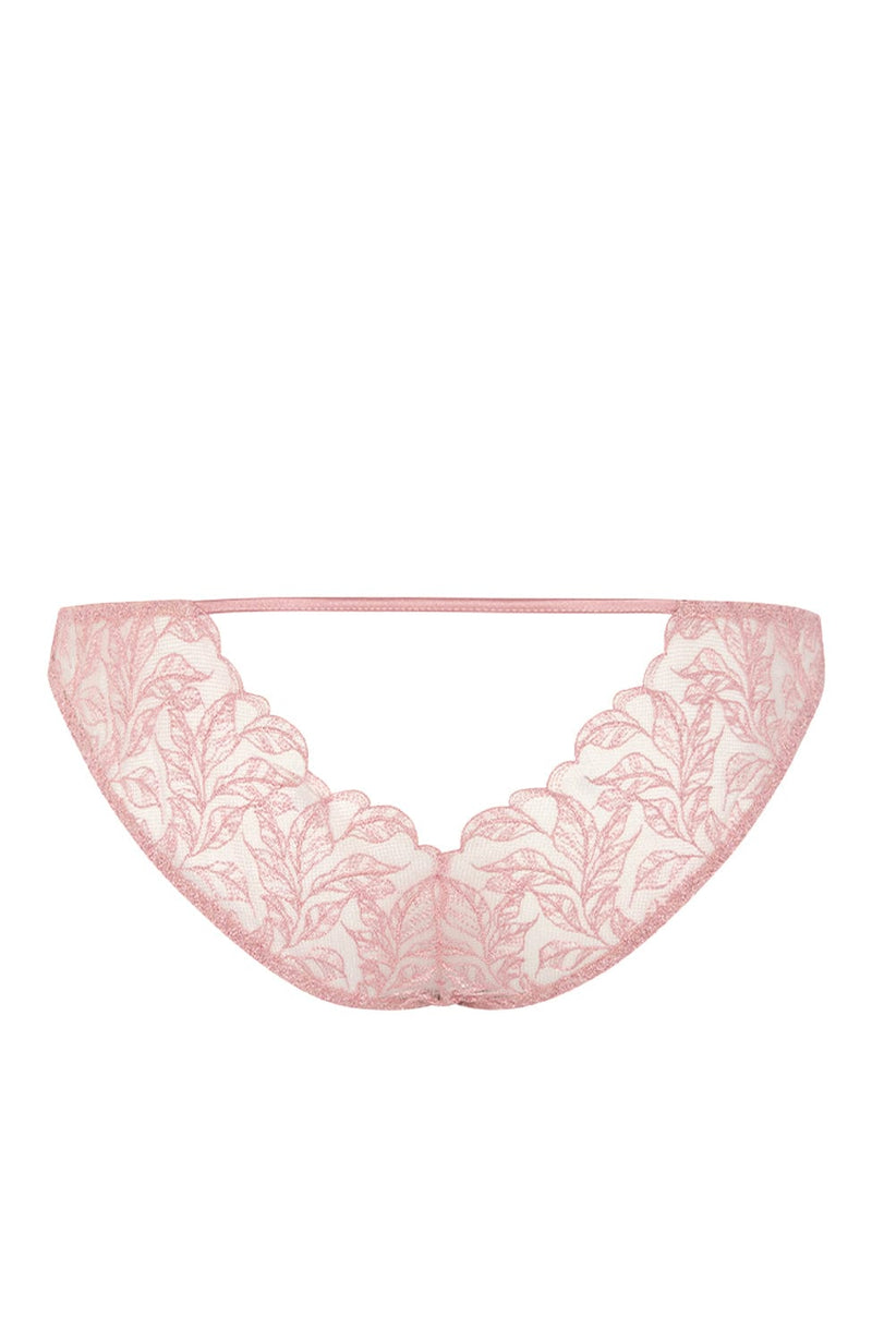 Rose Brazilian Knicker-Underwear-Coco de Mer x Sheer-SHEER, SHEER, Luxury lingerie brand, Luxury lingerie Hong Kong, Designer lingerie HK, Designer lingerie online, International luxury lingerie, Luxury lingerie gift ideas, buy lingerie online, Designer lingerie global delivery, Luxury lingerie shipping to Australia, Luxury lingerie shipping to Singapore