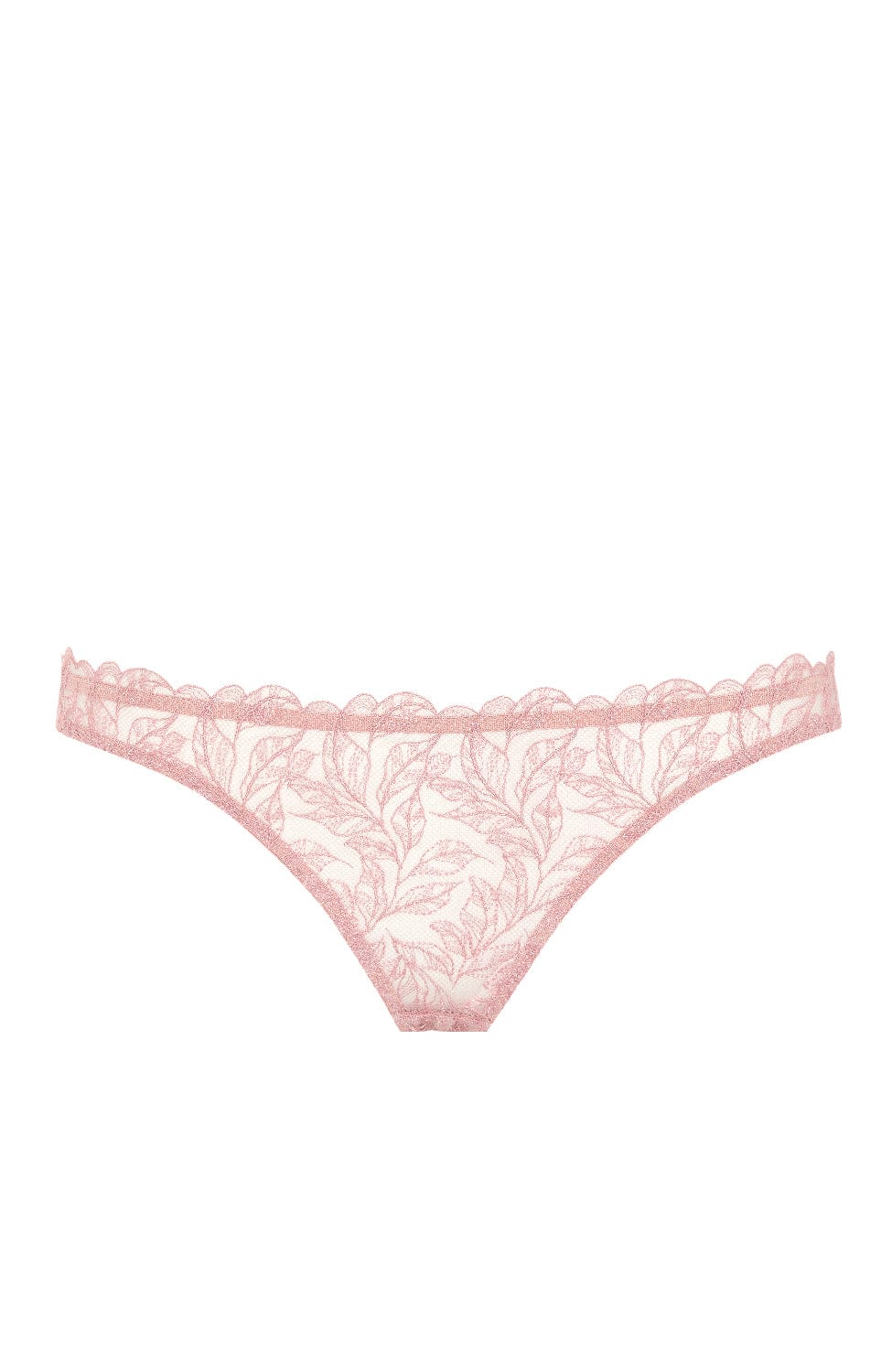 Sheer Lingerie Coco de Mer x Sheer Underwear Blush Pink / 2502 / XS Rose Brazilian Knicker