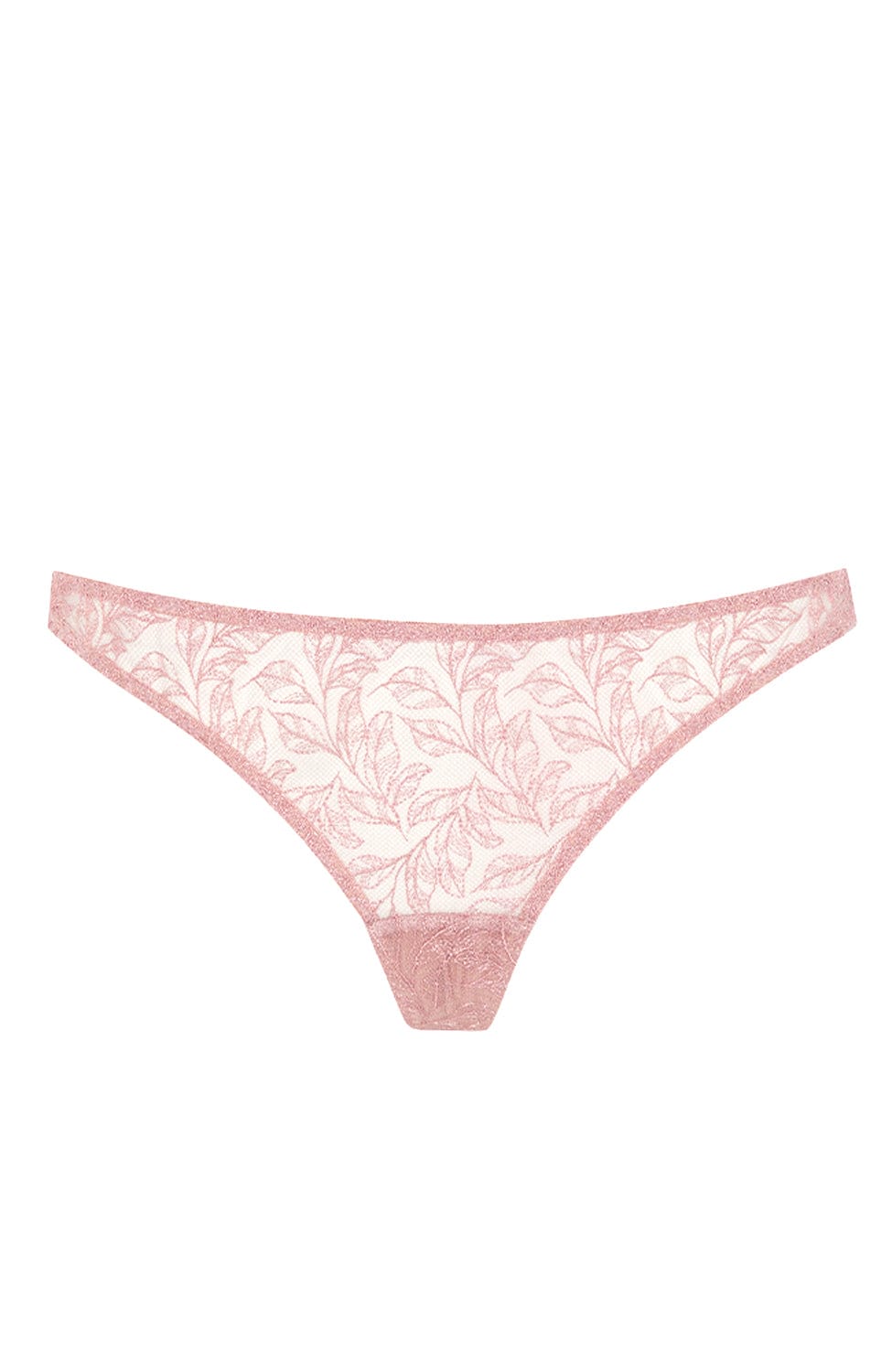 Sheer Lingerie Coco de Mer x Sheer Underwear Blush Pink / 2502 / XS Rose Skirted Thong