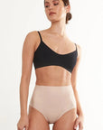 Sheer Lingerie Commando Shapewear Zone Smoothing Brief