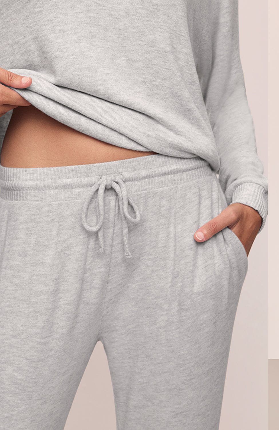 Sheer Lingerie Eberjey Loungewear Cozy Time Crew Neck Pullover & Jogger Set