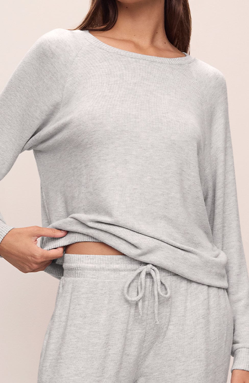 Sheer Lingerie Eberjey Loungewear Cozy Time Crew Neck Pullover & Jogger Set