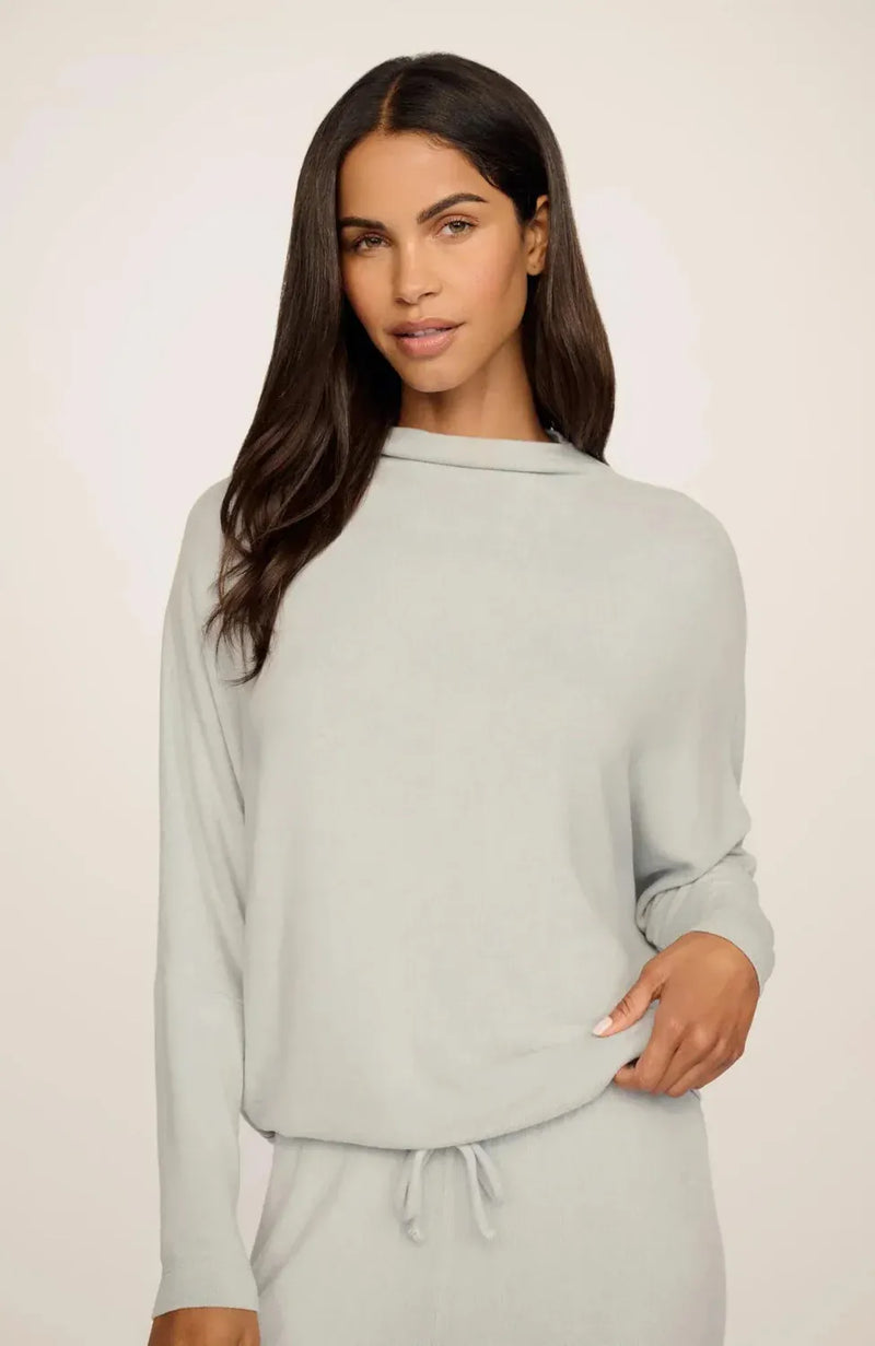 Sheer Lingerie Eberjey Loungewear Cozy Time Mock Pullover