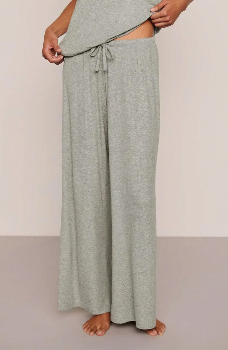 Dream Rib Long Sleeve & Pants Set-Loungewear-Eberjey-SHEER, SHEER, Luxury lingerie brand, Luxury lingerie Hong Kong, Designer lingerie HK, Designer lingerie online, International luxury lingerie, Luxury lingerie gift ideas, buy lingerie online, Designer lingerie global delivery, Luxury lingerie shipping to Australia, Luxury lingerie shipping to Singapore