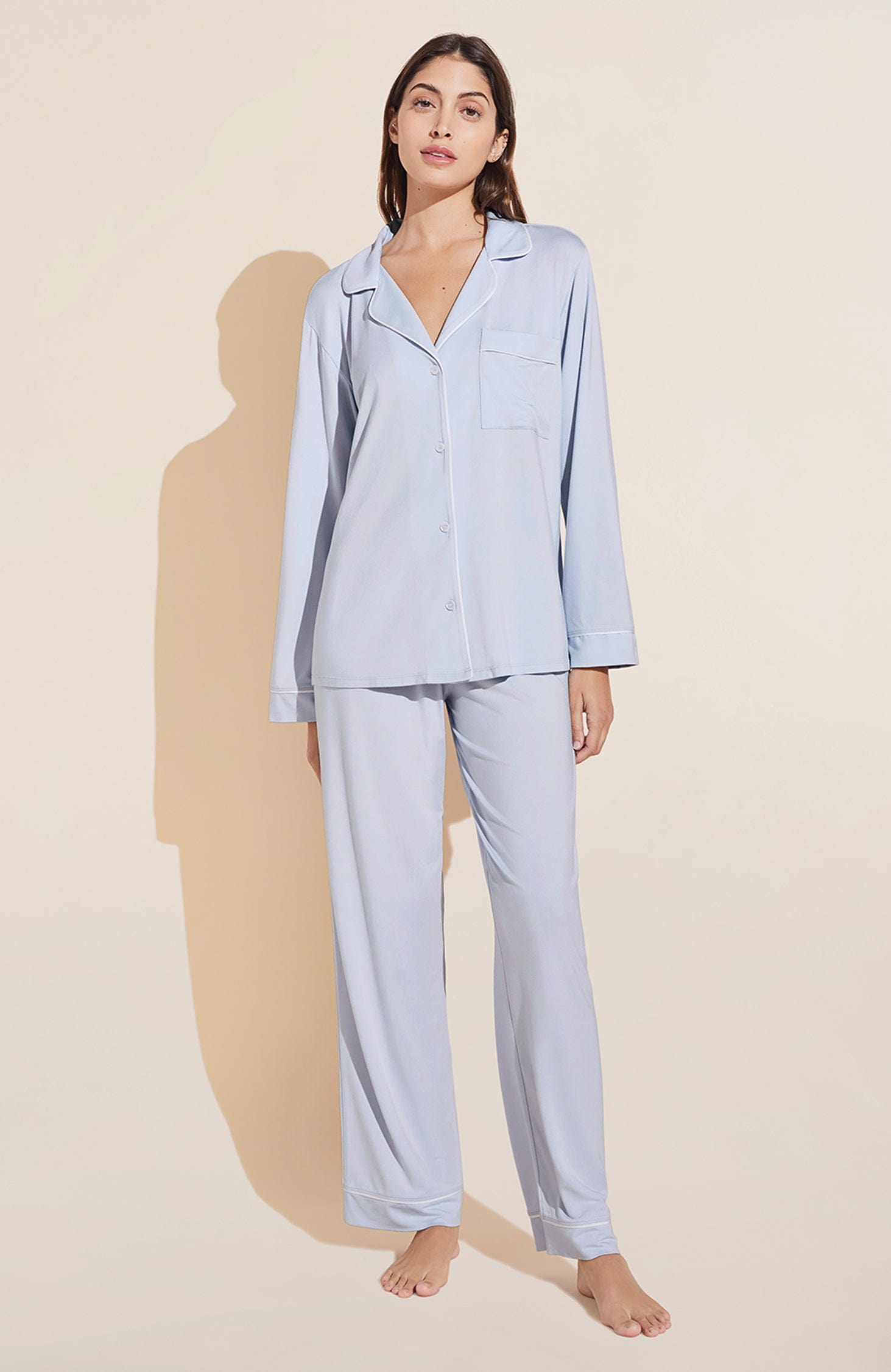 Sheer Lingerie Eberjey Loungewear Gisele Long Pajama Set