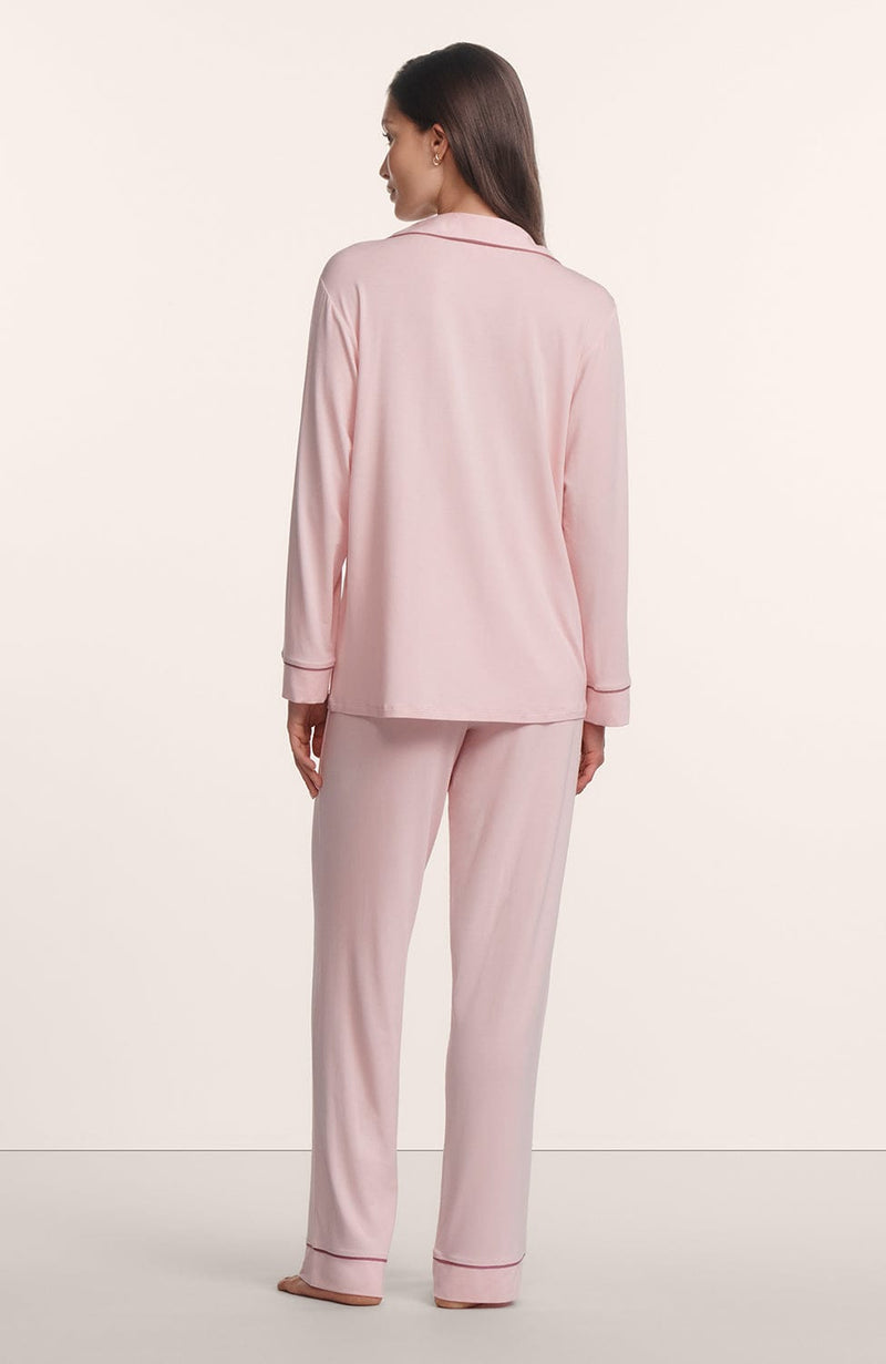 Gisele Long Pajama Set-Loungewear-Eberjey-SHEER, SHEER, Luxury lingerie brand, Luxury lingerie Hong Kong, Designer lingerie HK, Designer lingerie online, International luxury lingerie, Luxury lingerie gift ideas, buy lingerie online, Designer lingerie global delivery, Luxury lingerie shipping to Australia, Luxury lingerie shipping to Singapore