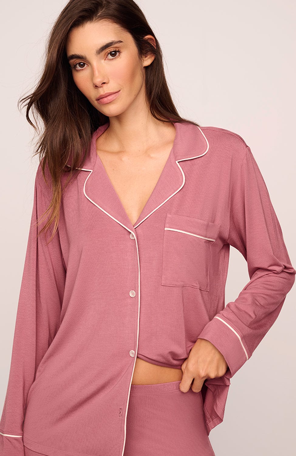 Sheer Lingerie Eberjey Loungewear Gisele Long Pyjama Set