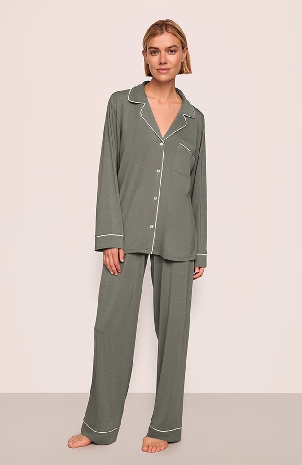 Sheer Lingerie Eberjey Loungewear Gisele Long Pyjama Set