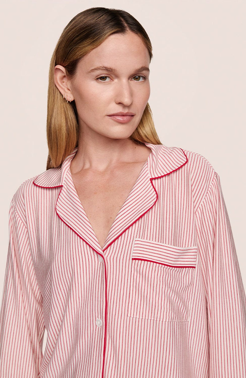 Gisele Long Pajama Set-Loungewear-Eberjey-SHEER, SHEER, Luxury lingerie brand, Luxury lingerie Hong Kong, Designer lingerie HK, Designer lingerie online, International luxury lingerie, Luxury lingerie gift ideas, buy lingerie online, Designer lingerie global delivery, Luxury lingerie shipping to Australia, Luxury lingerie shipping to Singapore