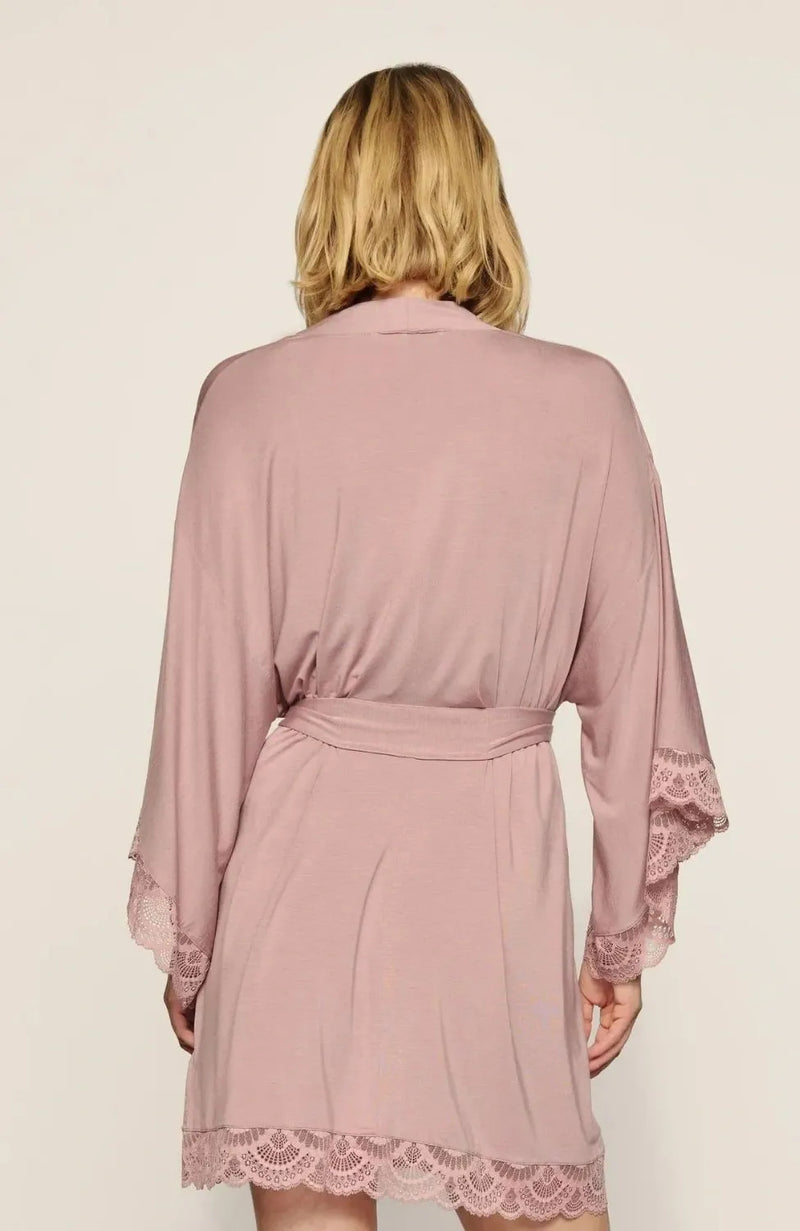 Sheer Lingerie Eberjey Loungewear Mariana Short Robe