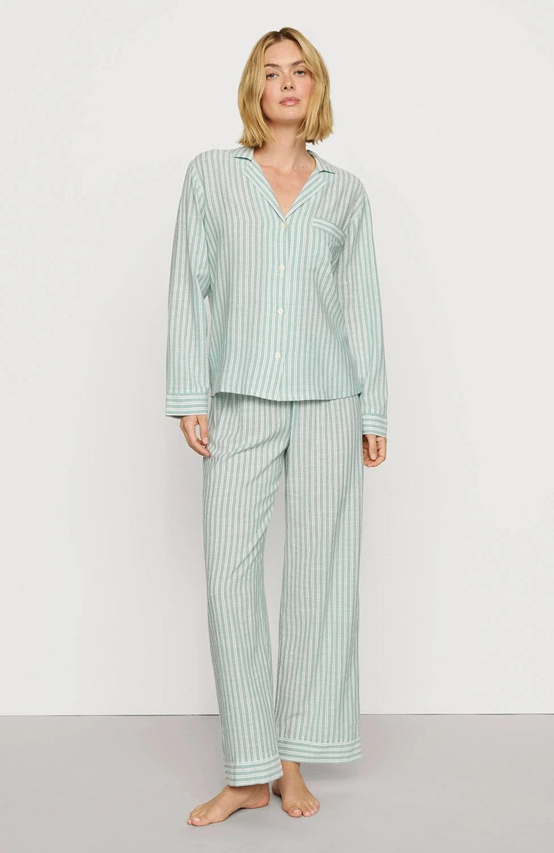 Sheer Lingerie Eberjey Loungewear Nautico Long Pajamas