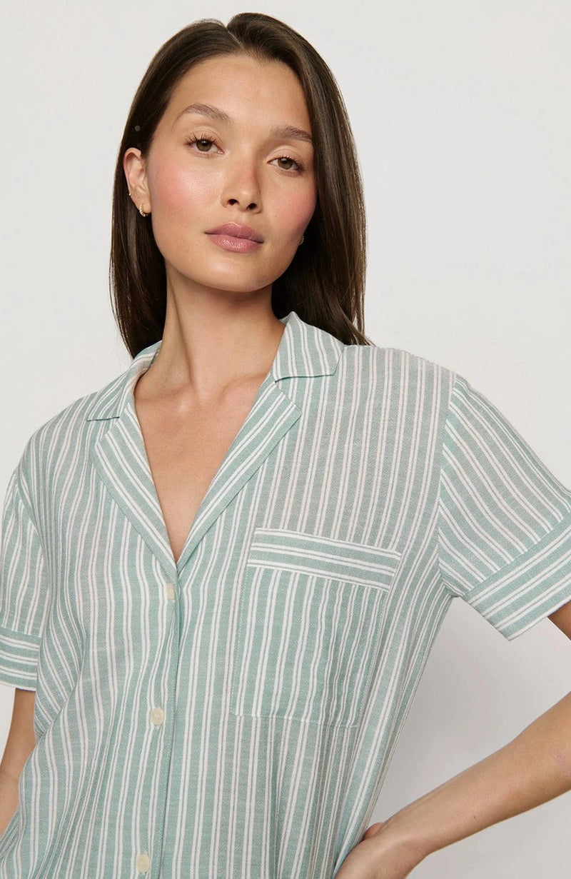 Sheer Lingerie Eberjey Loungewear Nautico Shortie Pajamas