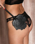 Sheer Lingerie Fleur du Mal Accessories Black / 2302 / O/S Leather Paddle