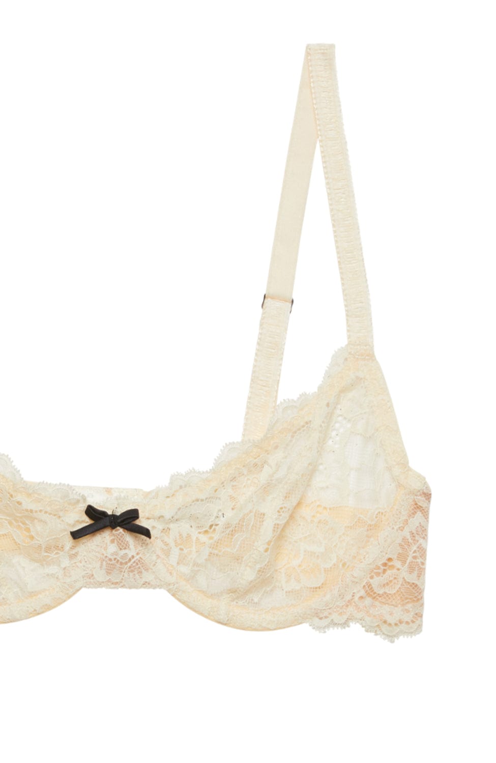 Sheer Lingerie Fleur Du Mal Bras Bianca Lace Balconette Bra