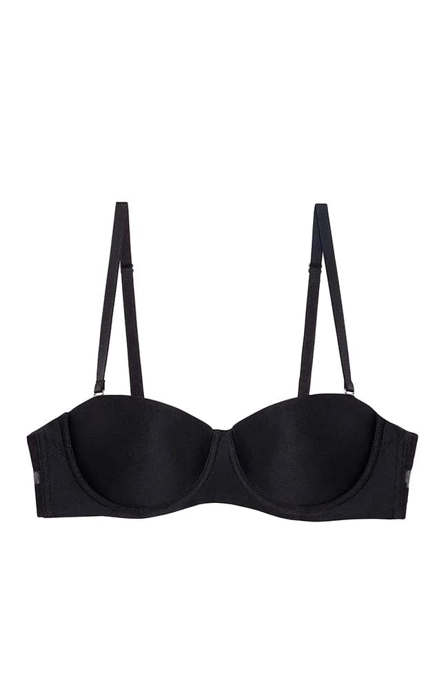 Sheer Lingerie Fleur du Mal Bras Black / 32B Charlotte Convertible Strapless Bra