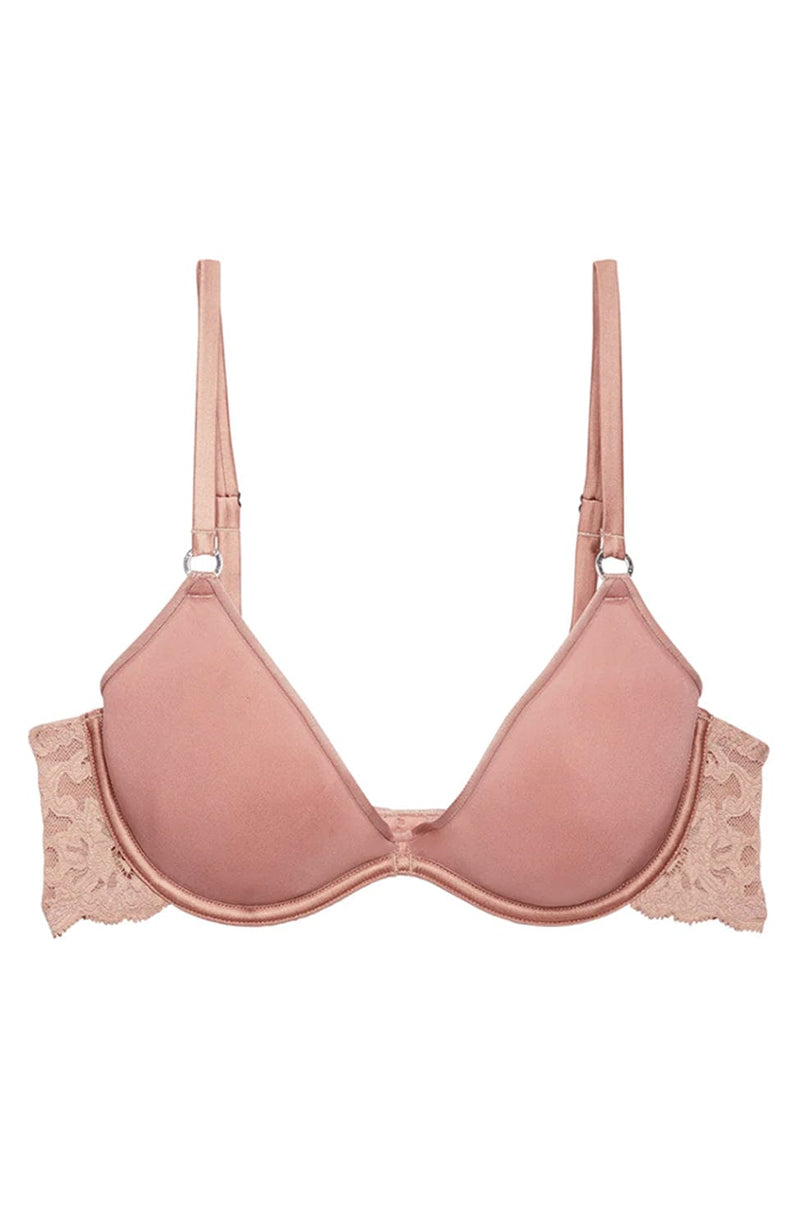 Charlotte Lace Wireless Push up Bra-Bras-Fleur du Mal-SHEER, SHEER, Luxury lingerie brand, Luxury lingerie Hong Kong, Designer lingerie HK, Designer lingerie online, International luxury lingerie, Luxury lingerie gift ideas, buy lingerie online, Designer lingerie global delivery, Luxury lingerie shipping to Australia, Luxury lingerie shipping to Singapore
