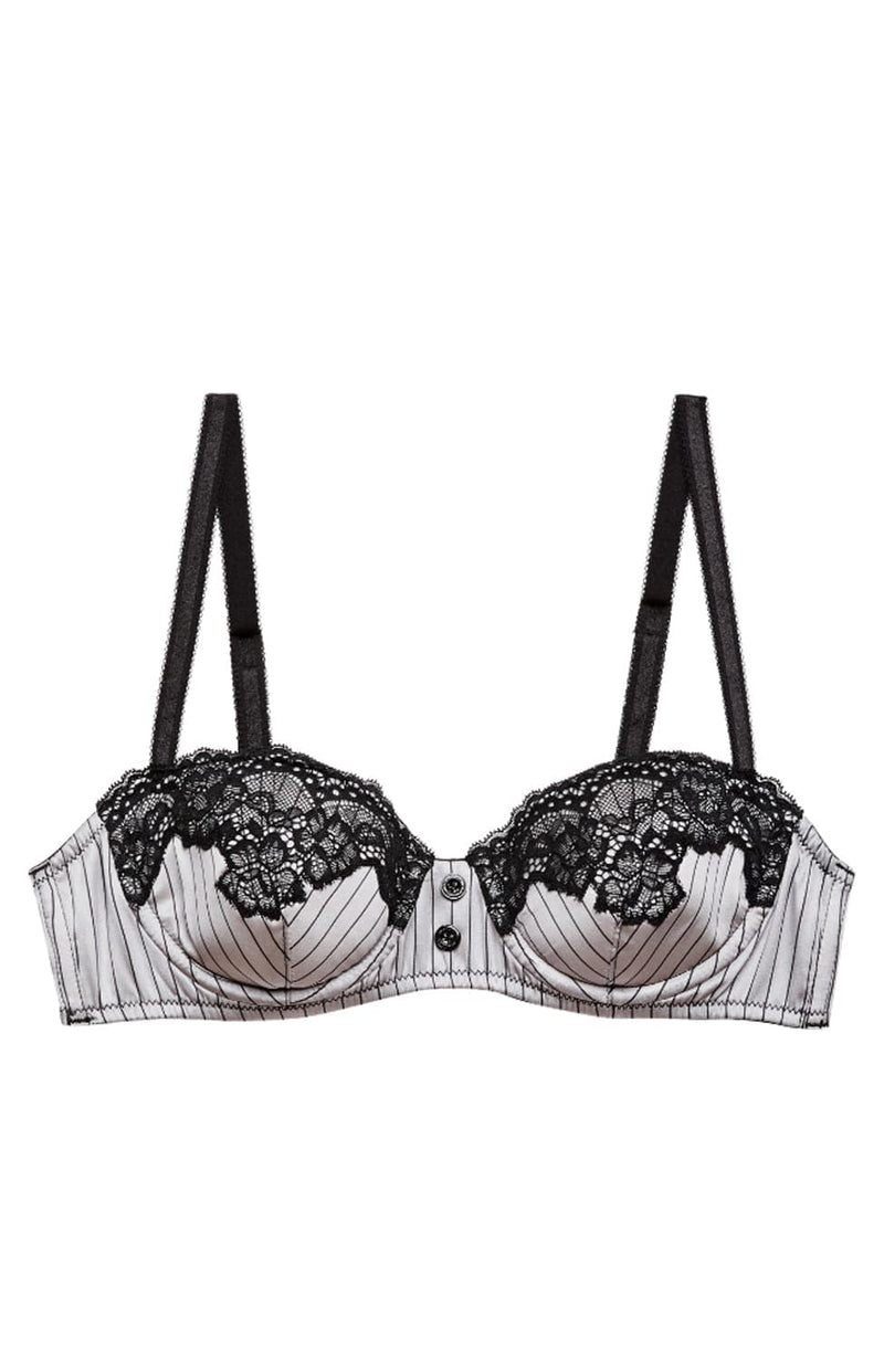 Executive Balconette Padded Bra-Bras-Fleur du Mal-SHEER, SHEER, Luxury lingerie brand, Luxury lingerie Hong Kong, Designer lingerie HK, Designer lingerie online, International luxury lingerie, Luxury lingerie gift ideas, buy lingerie online, Designer lingerie global delivery, Luxury lingerie shipping to Australia, Luxury lingerie shipping to Singapore