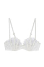 Sheer Lingerie Fleur du Mal Bras Ivory / 1001 / 32A Frankie Lace Boned Balconette Bra