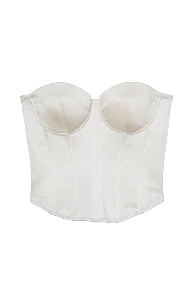 Sheer Lingerie Fleur du Mal Bras Ivory / 1001 / XS Hamptons Padded Bustier