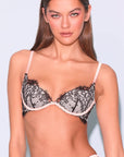 Sheer Lingerie Fleur du Mal Bras Iris Lace Demi Bra