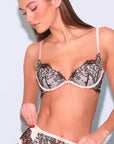 Sheer Lingerie Fleur du Mal Bras Iris Lace Demi Bra