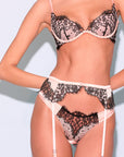 Sheer Lingerie Fleur du Mal Bras Iris Lace Demi Bra