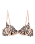 Sheer Lingerie Fleur du Mal Bras Bleached Apricot / 2402 / 34D Iris Lace Demi Bra