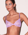Sheer Lingerie Fleur du Mal Bras Le Stretch Lace Demi Bra