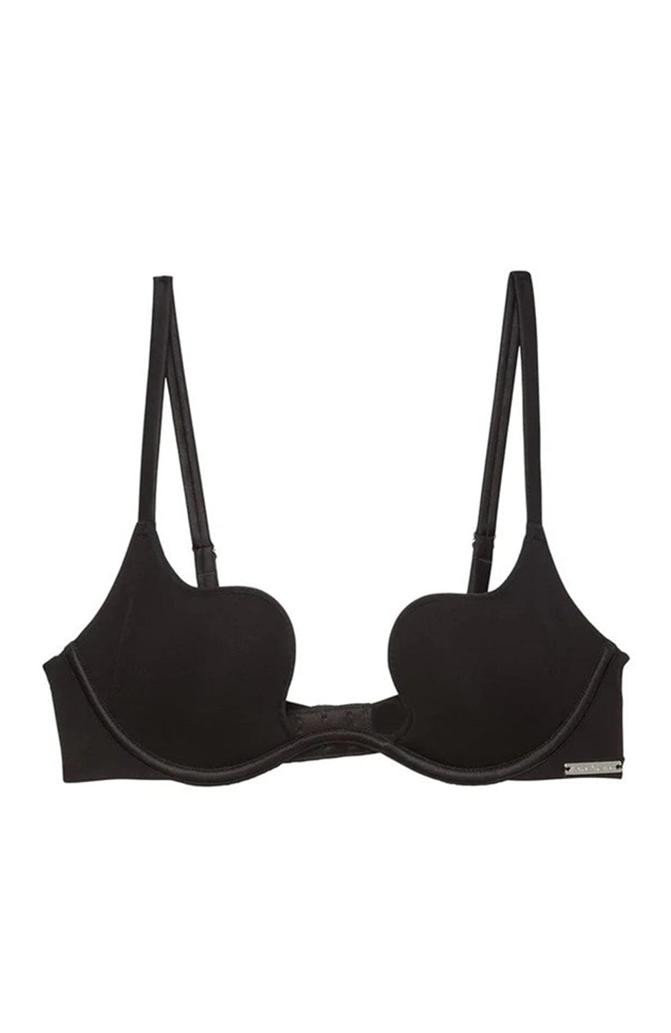Sheer Lingerie Fleur du Mal Bras Black / 32A Le Stretch Micro U-Plunge Push Up Bra