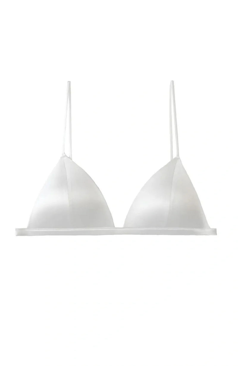 Sheer Lingerie Fleur du Mal Bras Luxe Padded Wireless Triangle Bra