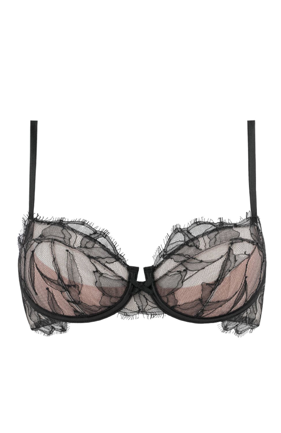Sheer Lingerie Fleur du Mal Bras Black / 2501 / 32A Sophia Lace Balconette Bra