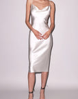 Sheer Lingerie Fleur du Mal Loungewear Cowl Neck Long Slip Dress