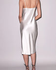 Sheer Lingerie Fleur du Mal Loungewear Cowl Neck Long Slip Dress