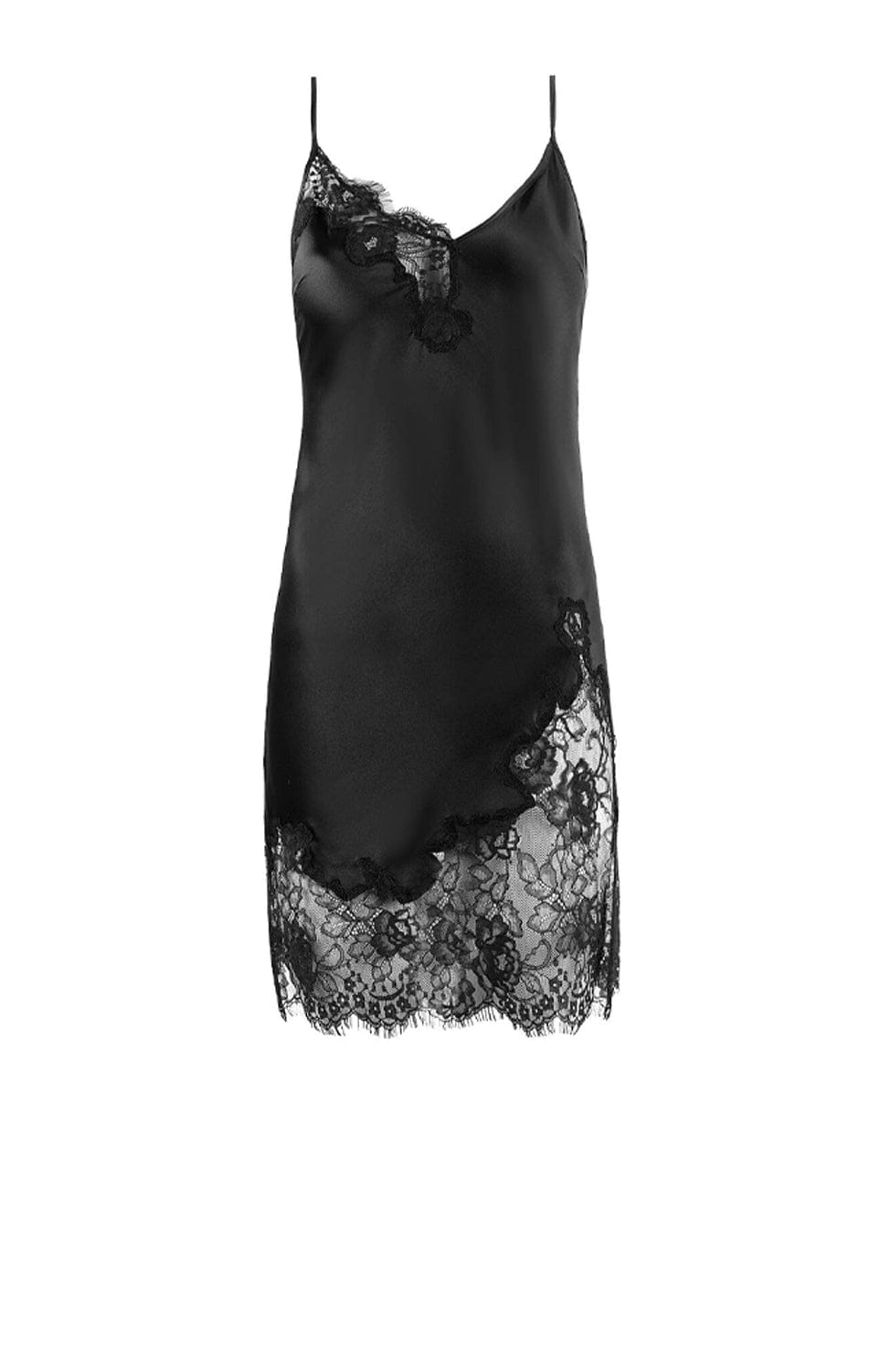 Sheer Lingerie Fleur du Mal Loungewear Juliet Lace Apploque Mini Slip
