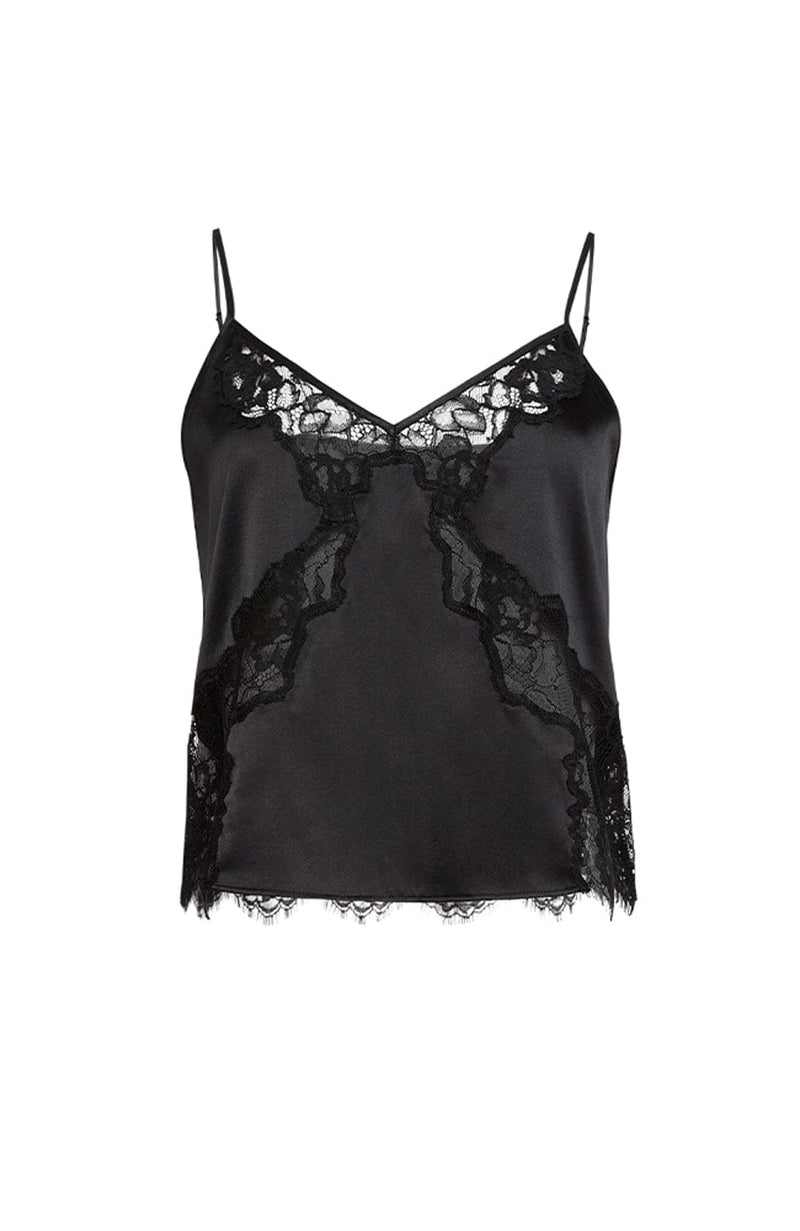 Juliet Lace Silk Cami-Loungewear-Fleur du Mal-SHEER, SHEER, Luxury lingerie brand, Luxury lingerie Hong Kong, Designer lingerie HK, Designer lingerie online, International luxury lingerie, Luxury lingerie gift ideas, buy lingerie online, Designer lingerie global delivery, Luxury lingerie shipping to Australia, Luxury lingerie shipping to Singapore