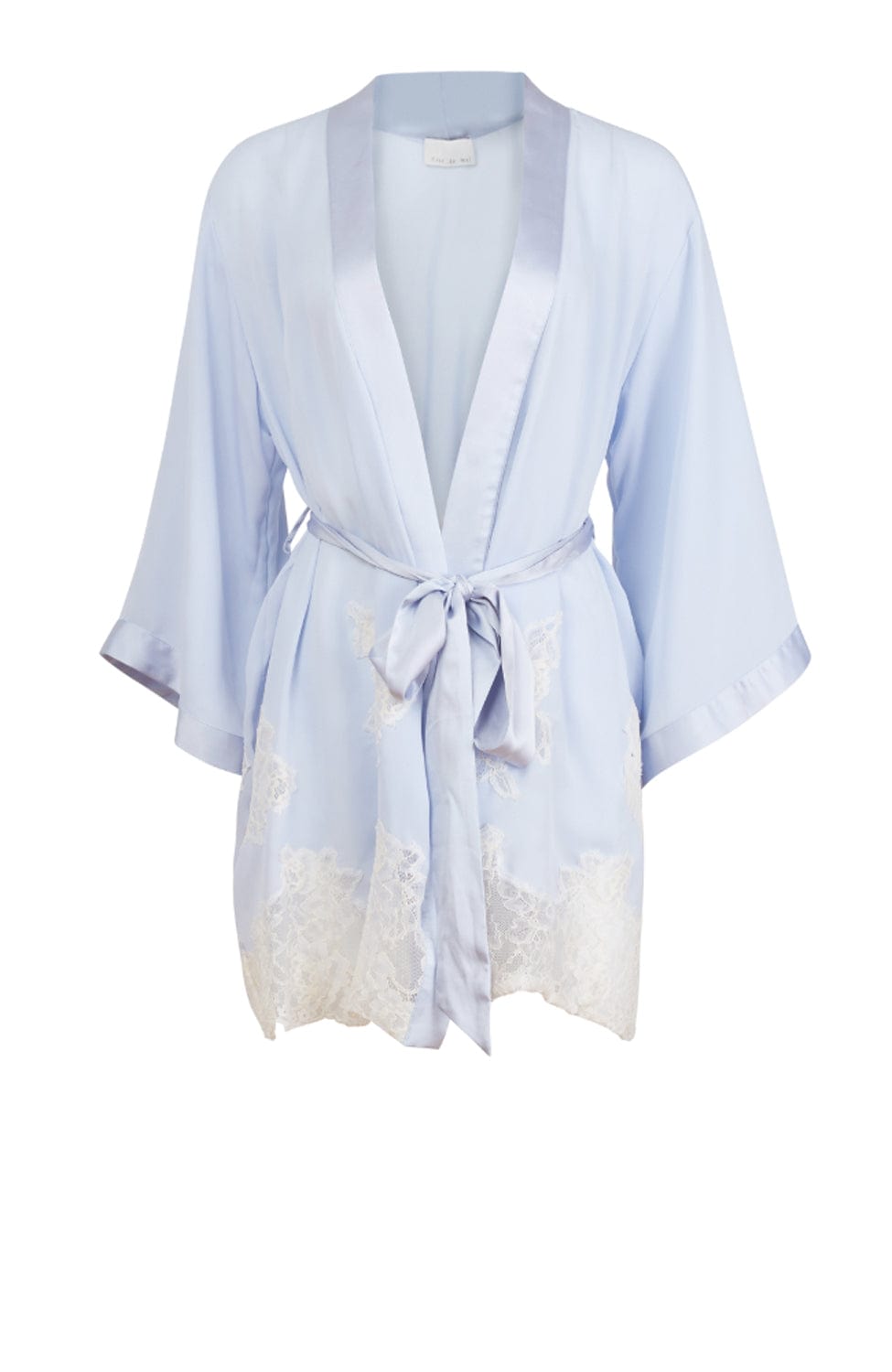 Sheer Lingerie Fleur Du Mal Loungewear Cloud / 2501 / XS/S Lace Applique Robe