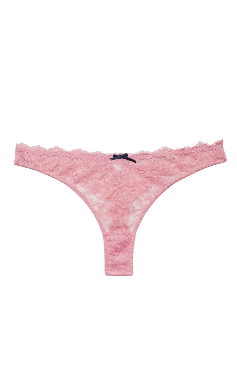Bianca Lace Thong-Underwear-Fleur Du Mal-SHEER, SHEER, Luxury lingerie brand, Luxury lingerie Hong Kong, Designer lingerie HK, Designer lingerie online, International luxury lingerie, Luxury lingerie gift ideas, buy lingerie online, Designer lingerie global delivery, Luxury lingerie shipping to Australia, Luxury lingerie shipping to Singapore