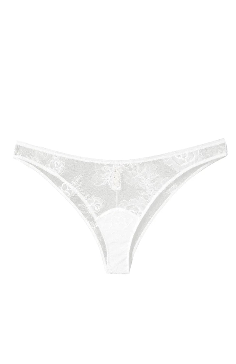 Bouquet Lace Cheeky-Underwear-Fleur du Mal-SHEER, SHEER, Luxury lingerie brand, Luxury lingerie Hong Kong, Designer lingerie HK, Designer lingerie online, International luxury lingerie, Luxury lingerie gift ideas, buy lingerie online, Designer lingerie global delivery, Luxury lingerie shipping to Australia, Luxury lingerie shipping to Singapore