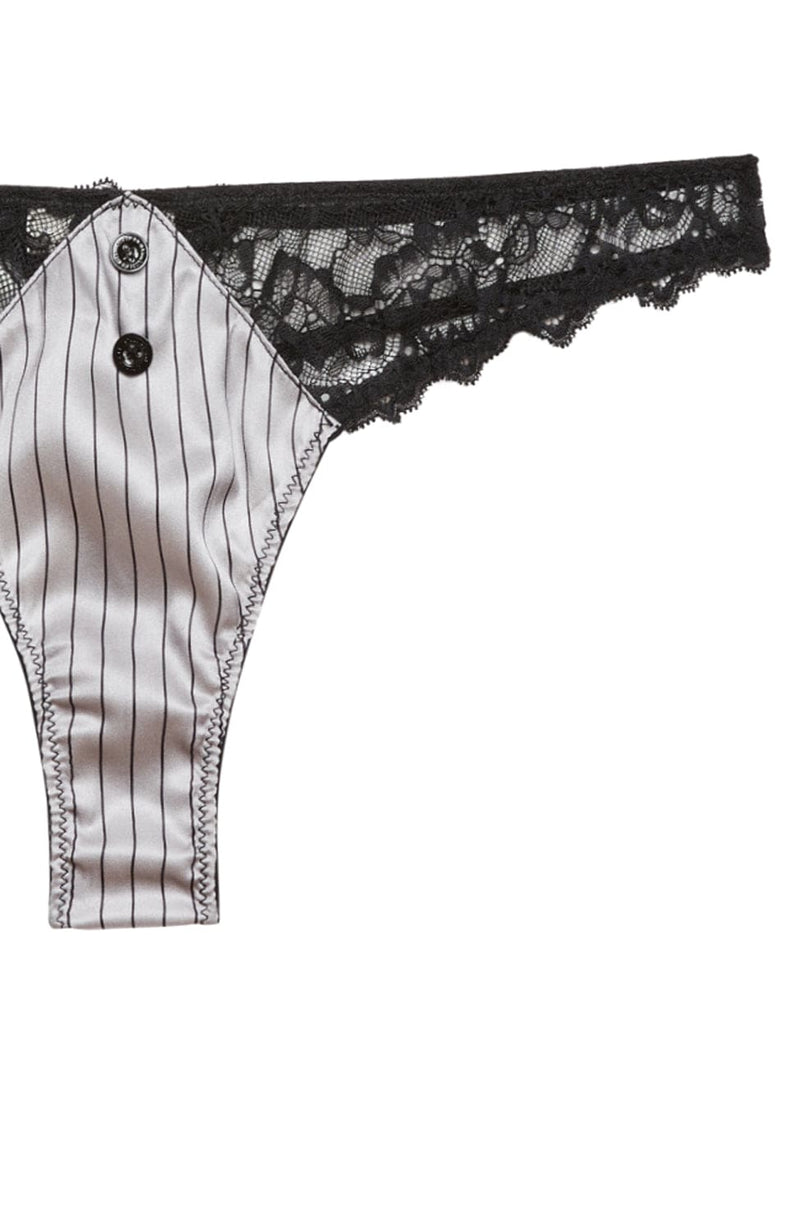 Executive Thong-Underwear-Fleur du Mal-SHEER, SHEER, Luxury lingerie brand, Luxury lingerie Hong Kong, Designer lingerie HK, Designer lingerie online, International luxury lingerie, Luxury lingerie gift ideas, buy lingerie online, Designer lingerie global delivery, Luxury lingerie shipping to Australia, Luxury lingerie shipping to Singapore
