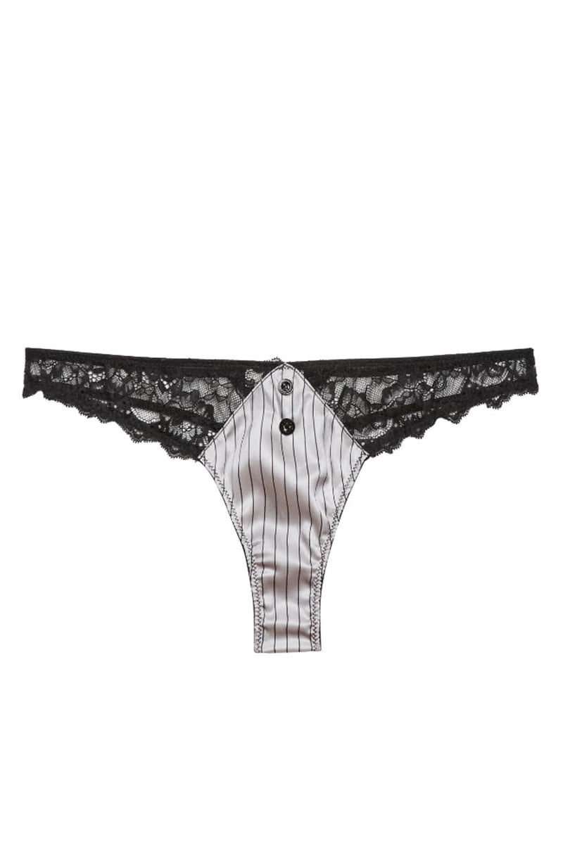 Executive Thong-Underwear-Fleur du Mal-SHEER, SHEER, Luxury lingerie brand, Luxury lingerie Hong Kong, Designer lingerie HK, Designer lingerie online, International luxury lingerie, Luxury lingerie gift ideas, buy lingerie online, Designer lingerie global delivery, Luxury lingerie shipping to Australia, Luxury lingerie shipping to Singapore