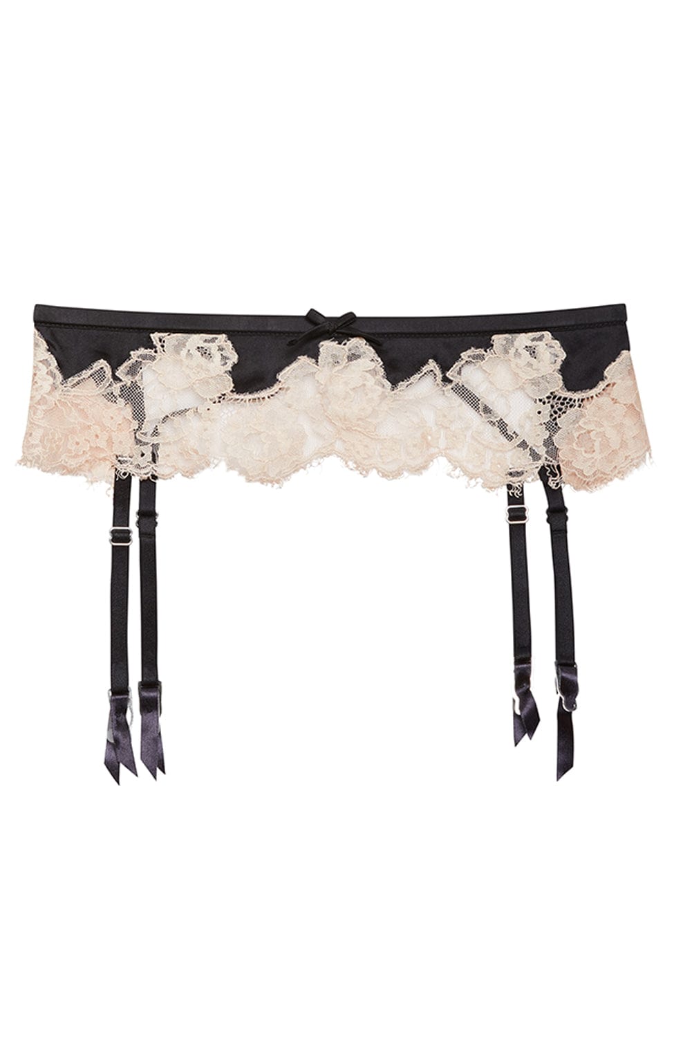 Sheer Lingerie Fleur du Mal Underwear Black / 1 Juliet Lace Garter