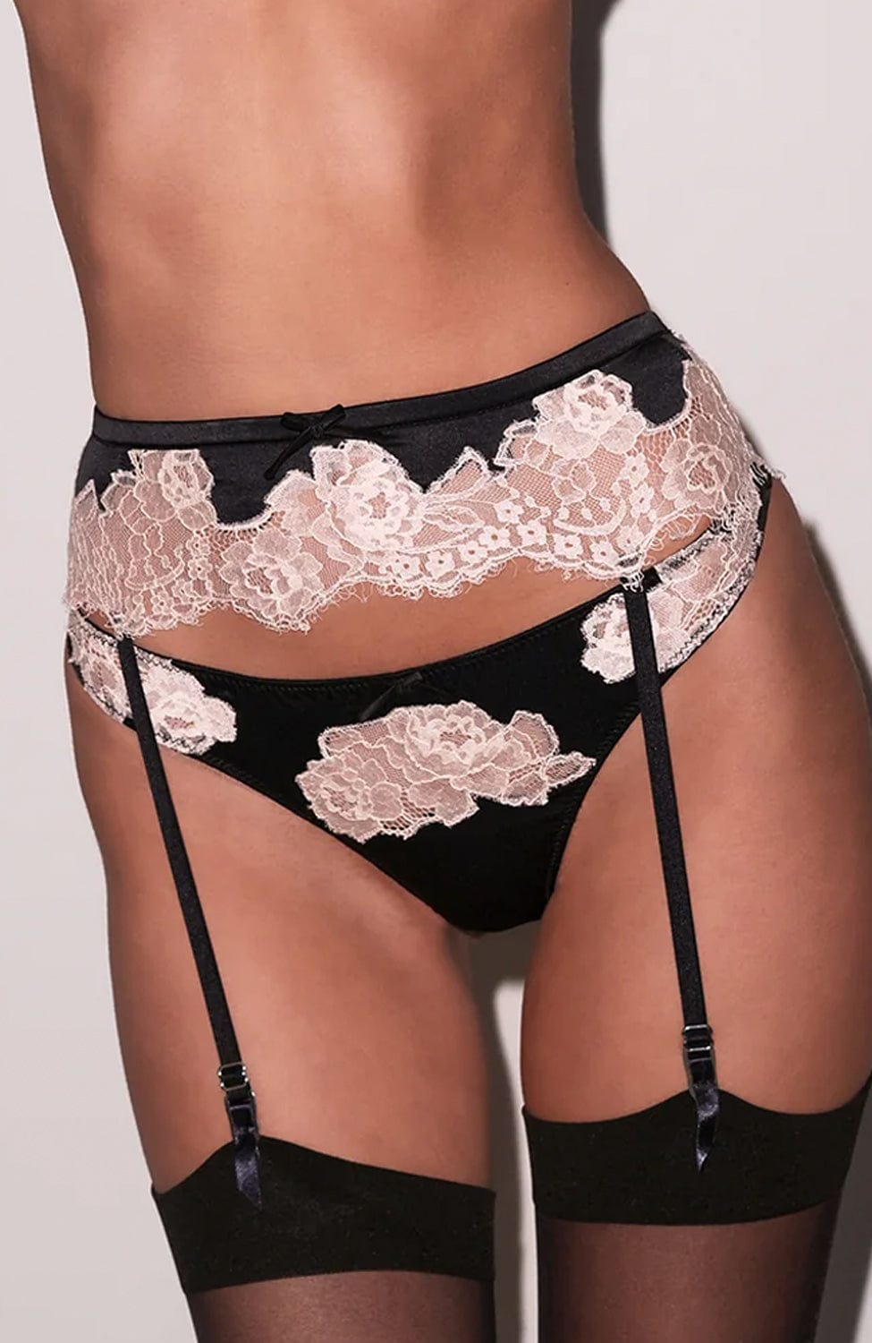 Sheer Lingerie Fleur du Mal Underwear Juliet Lace Thong