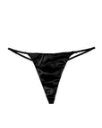 Sheer Lingerie Fleur du Mal Underwear Black / 1001 / 1 Luxe String Thong