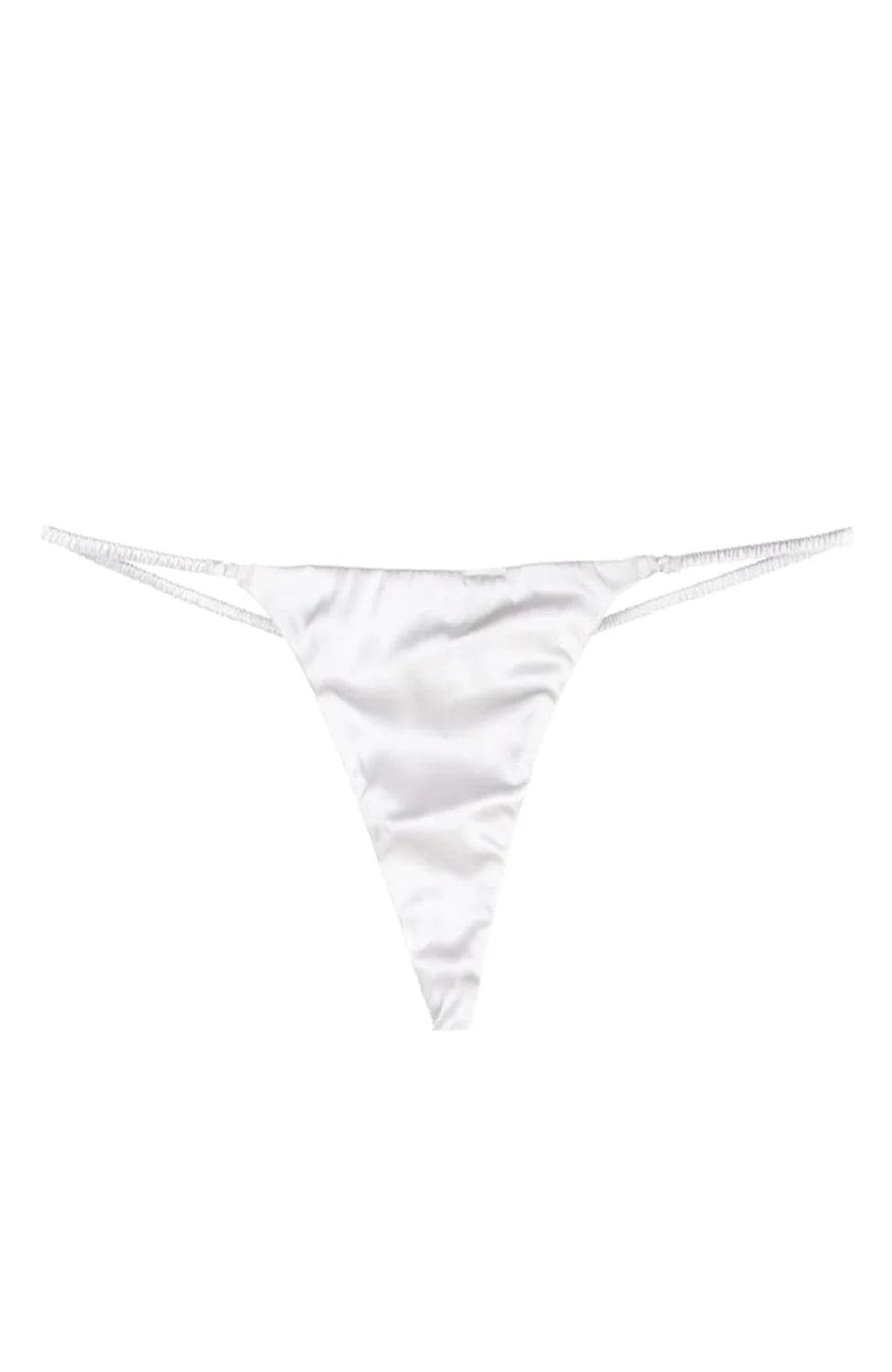 Sheer Lingerie Fleur du Mal Underwear Ivory / 1 Luxe String Thong