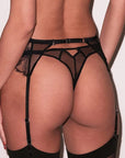 Sheer Lingerie Fleur du Mal Underwear Sophia Lace Garter