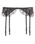 Sheer Lingerie Fleur du Mal Underwear Black / 2501 / 1 Sophia Lace Garter