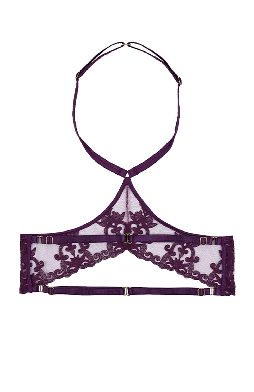 Sheer Lingerie Fleur Of England Bodywear Amethyst / O/S Cecilia Harness