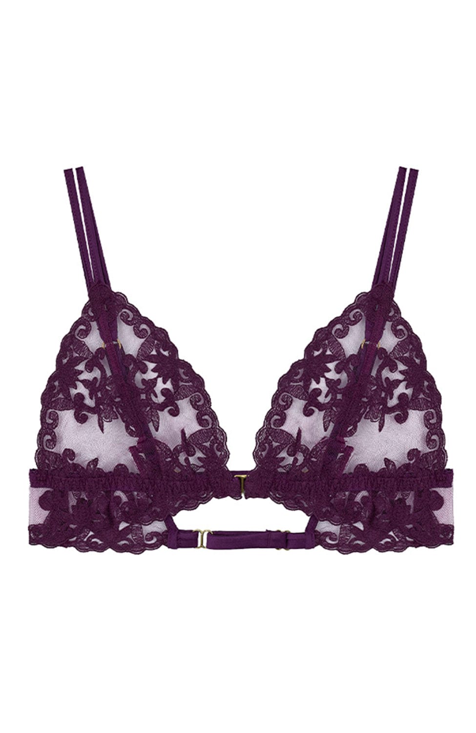 Sheer Lingerie Fleur Of England Bras Amethyst / S Cecilia Boudoir Bra
